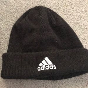 Black adidas beanie